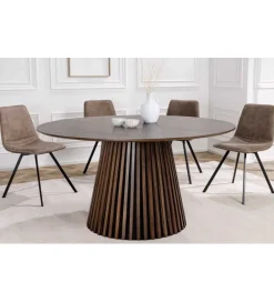 Invicta Interior Stół SANZA 140 cm w optyce dąb ciemny