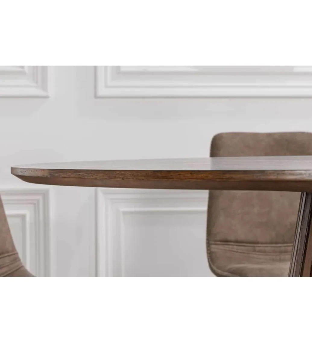 Invicta Interior Stół SANZA 140 cm w optyce dąb ciemny
