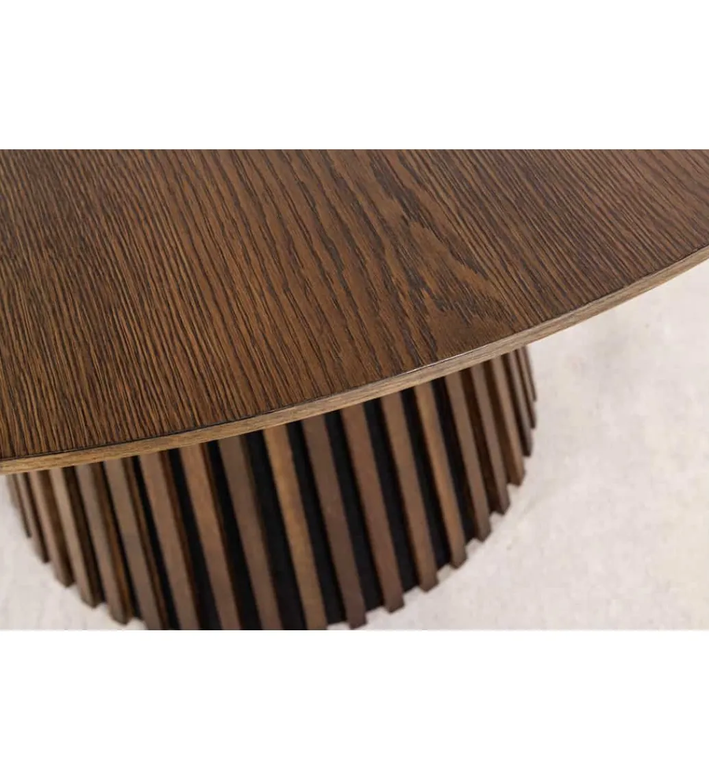 Invicta Interior Stół SANZA 140 cm w optyce dąb ciemny