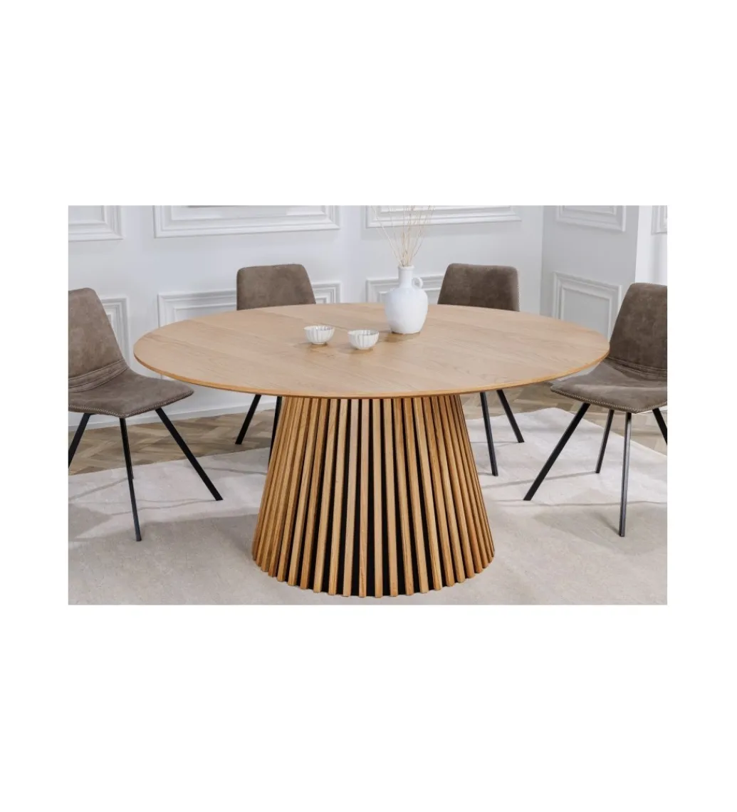 Invicta Interior Stół SANZA 120 cm w optyce dębu