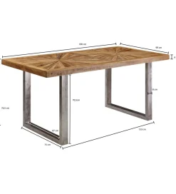 WOHNLING, GERMANY Stół SCALO 180 cm drewno mango