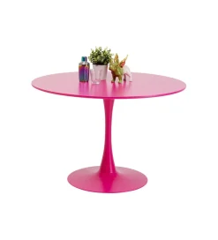 KARE Stół SCHICKERIA 110 cm różowy