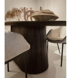 LF-Design Stół SELVETOR 230 cm drewno mango w kolorze orzecha