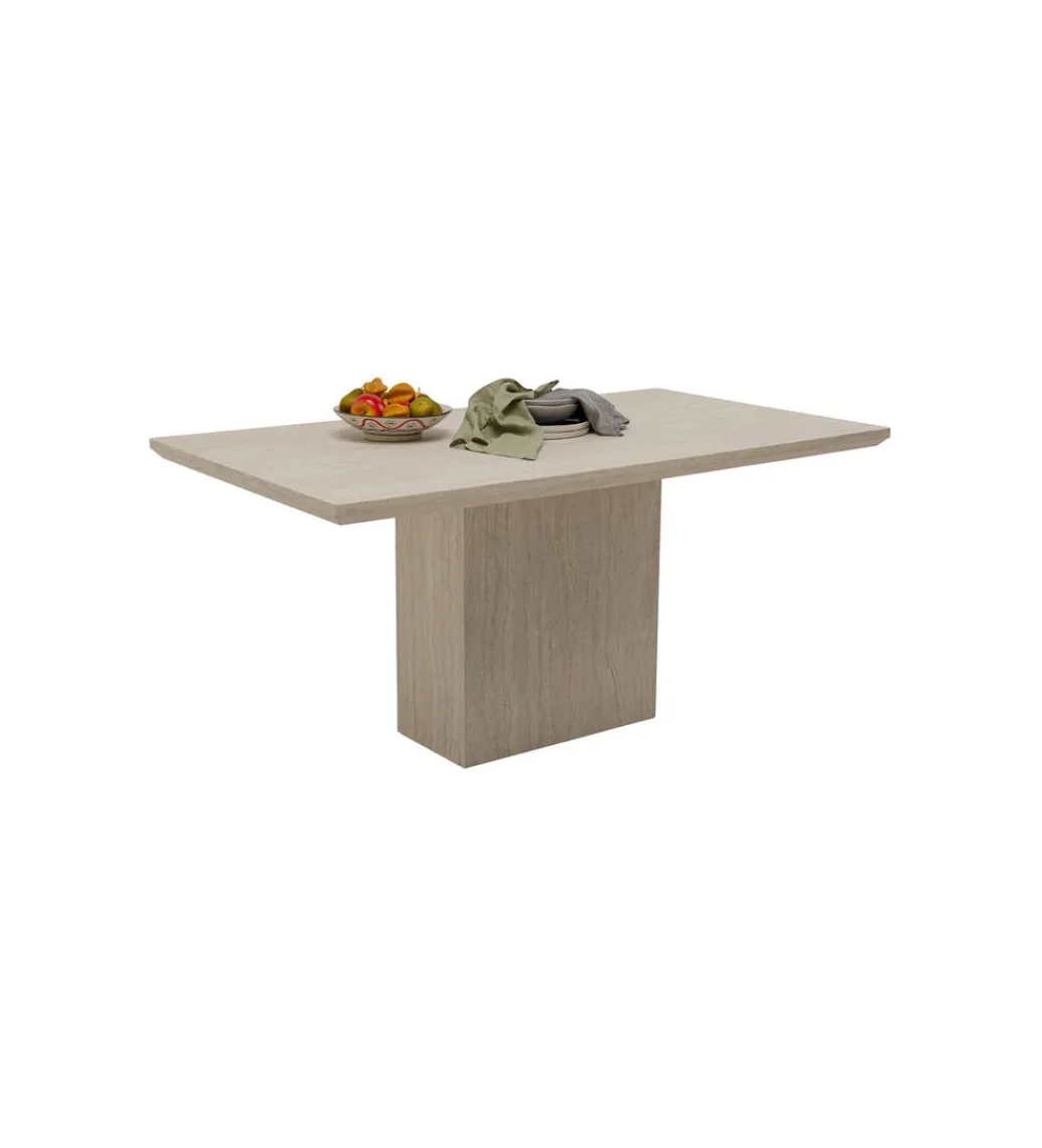 KARE Stół TRAVERTINO 160 x 90 cm naturalny beżowy