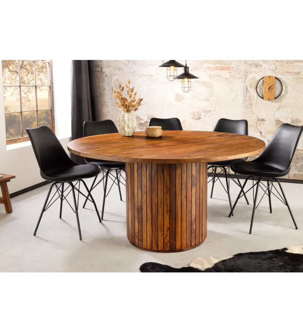 Invicta Interior Stół TRES CHIC 120 cm drewno sheesham naturalny