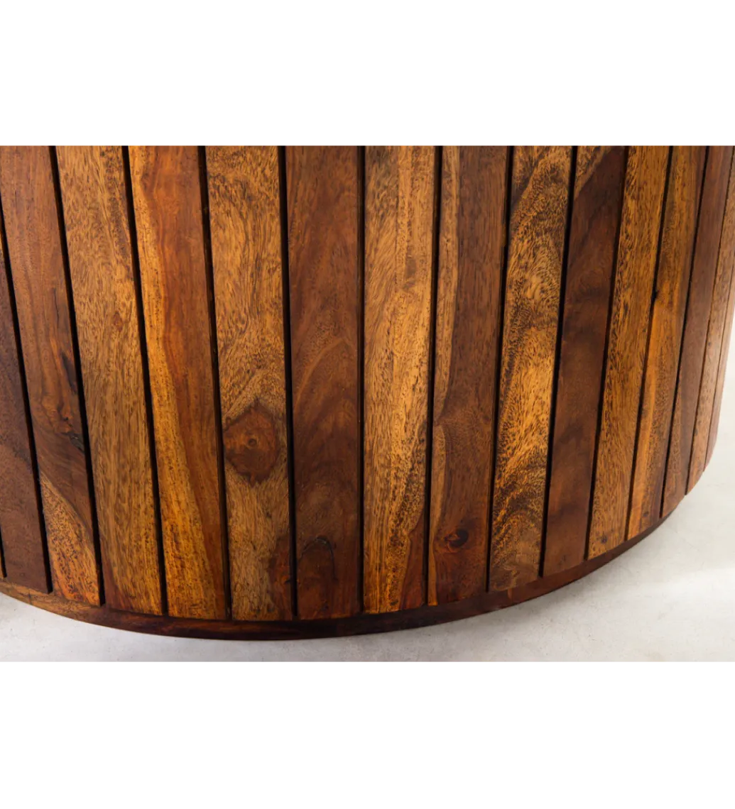 Invicta Interior Stół TRES CHIC 120 cm drewno sheesham naturalny