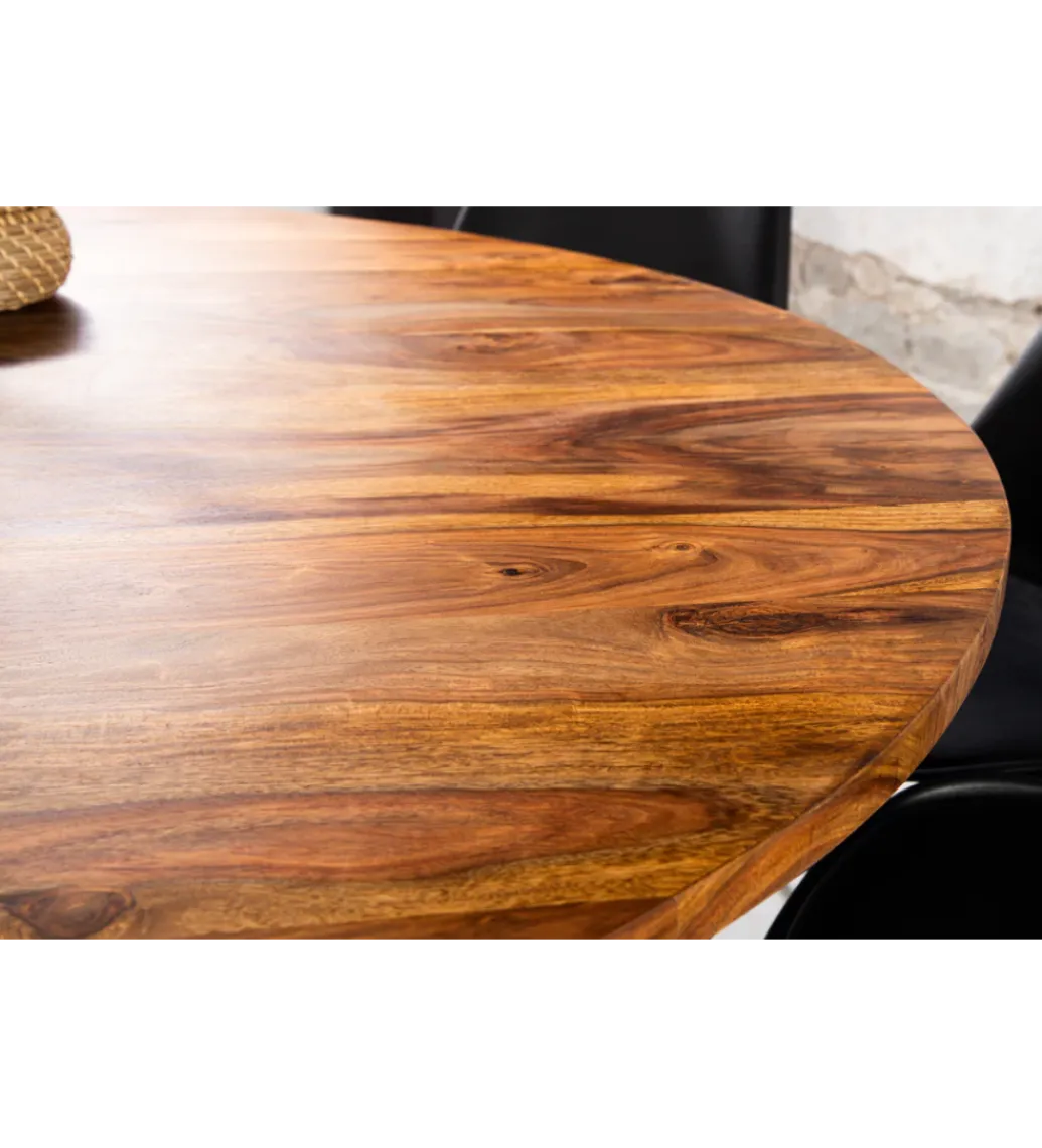 Invicta Interior Stół TRES CHIC 120 cm drewno sheesham naturalny