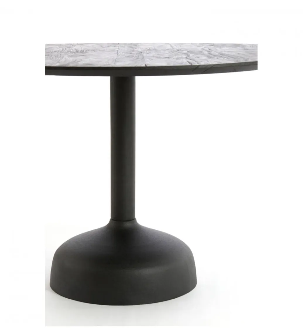 L&L Stół TUNJA 120 cm czarny