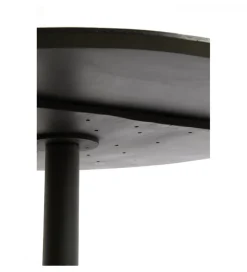 L&L Stół TUNJA 120 cm czarny