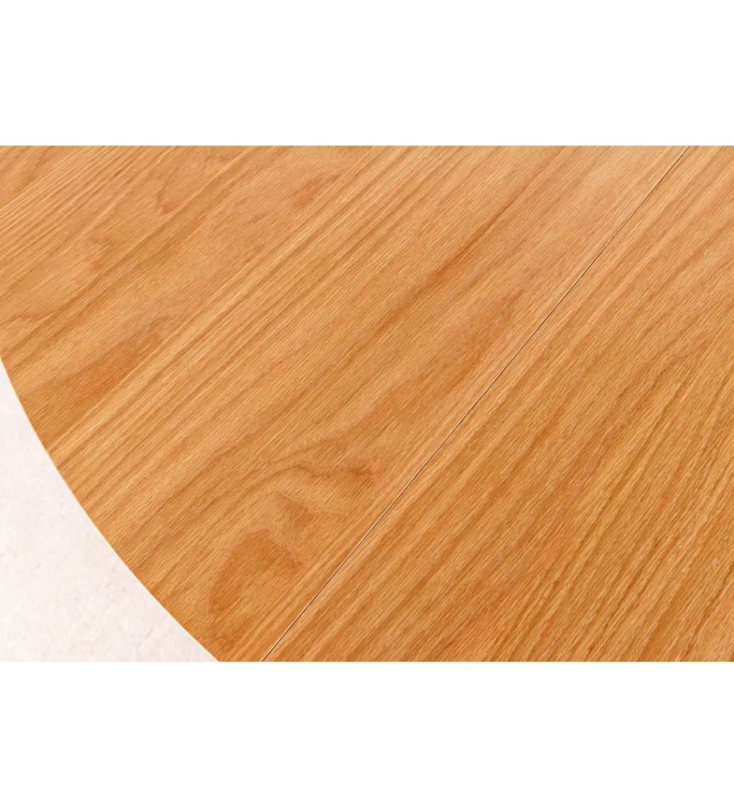 Invicta Interior Stół VALHALLA WOOD okrągły 120-160-200cm rozkładany dąb naturalny