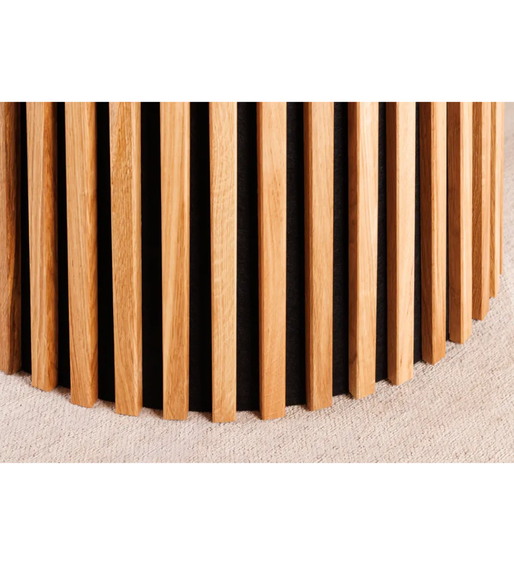 Invicta Interior Stół VALHALLA WOOD okrągły 120-160-200cm rozkładany dąb naturalny