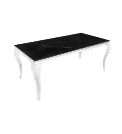 Invicta Interior Stół VENETO Modern Barock 180 cm w optyce czarnego marmuru
