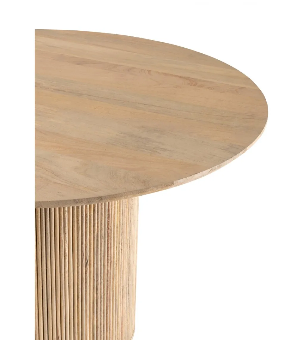 J-Line Stół VINCENT 120 cm drewno mango