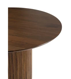 J-Line Stół VINCENT 120 cm drewno mango brązowy