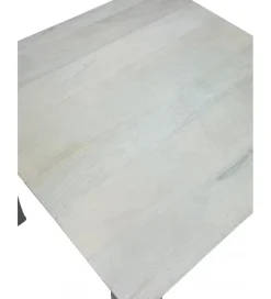 WOHNLING, GERMANY Stół WOHNLING 80 cm drewno mango białe wykończenie