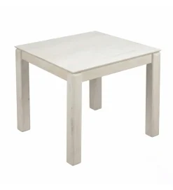 WOHNLING, GERMANY Stół WOHNLING 80 cm drewno mango białe wykończenie