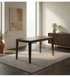 WOHNLING, GERMANY Stół WOHNLING 120 cm drewno mango odcień orzecha