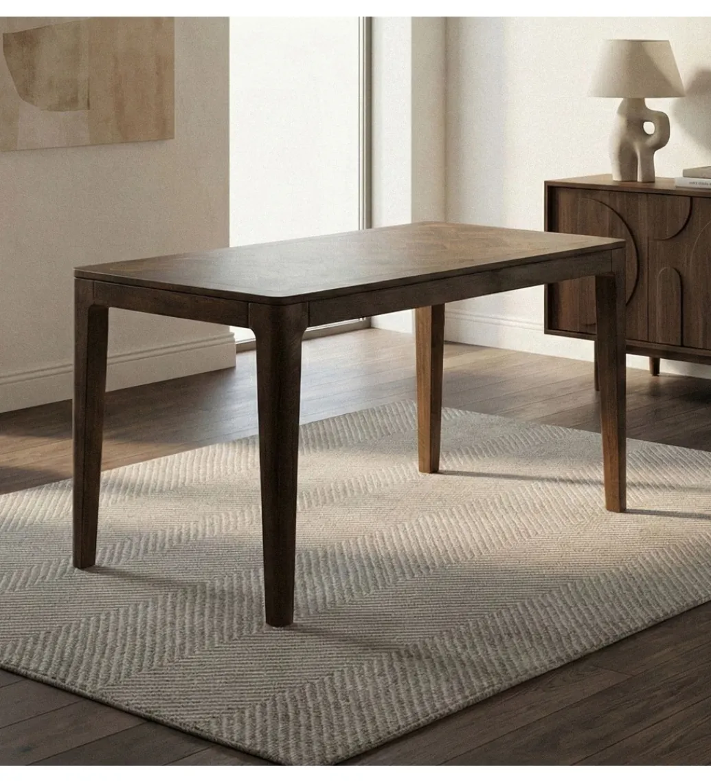 WOHNLING, GERMANY Stół WOHNLING 120 cm drewno mango odcień orzecha