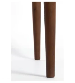 L&L Stół ZALE 120 cm drewno akcja ciemny brązowy