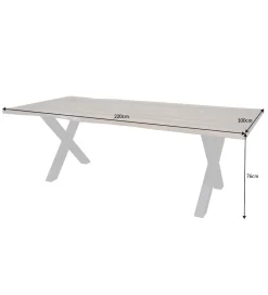 Invicta Interior Stół ZAMBEZI Amazonas  X 180 cm drewno Sheesham