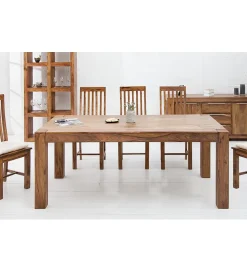 Invicta Interior Stół z drewna FINICE Makassar 200 cm Sheesham