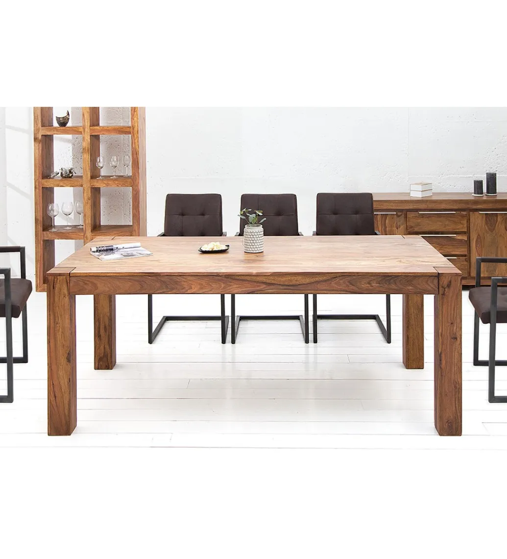 Invicta Interior Stół z drewna FINICE Makassar 200 cm Sheesham