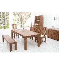 Invicta Interior Stół z drewna FINICE Makassar 200 cm Sheesham