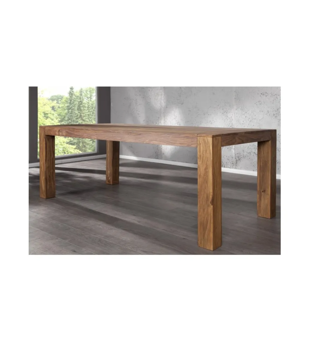 Invicta Interior Stół z drewna FINICE Makassar 200 cm Sheesham