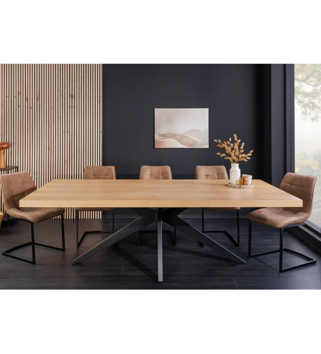 Invicta Interior Stół ZEZUS 240 cm kolor naturalnego dębu