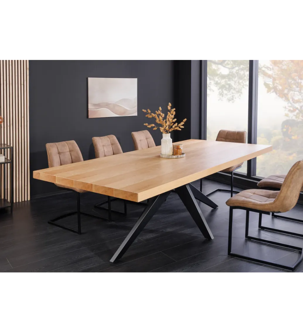 Invicta Interior Stół ZEZUS 240 cm kolor naturalnego dębu