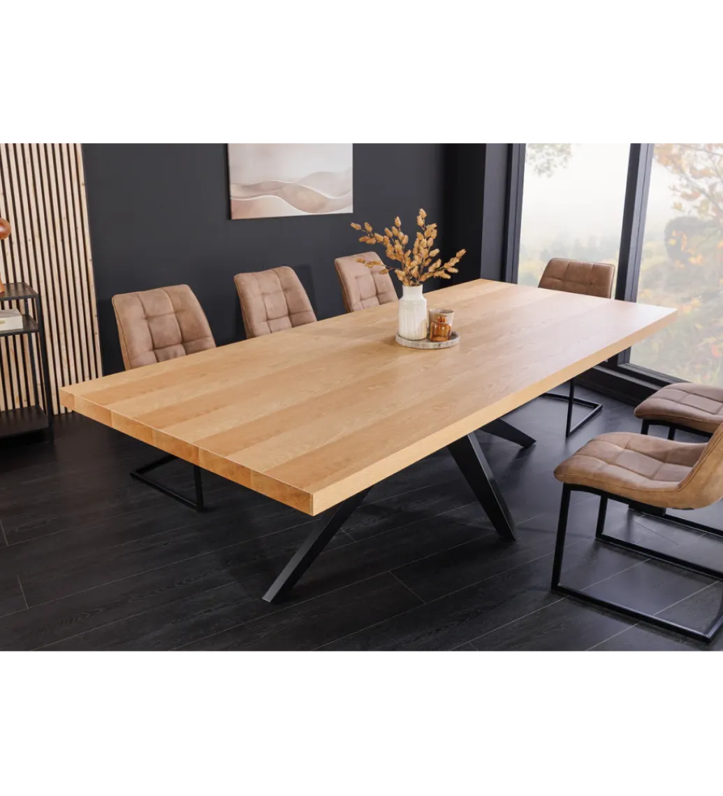 Invicta Interior Stół ZEZUS 240 cm kolor naturalnego dębu