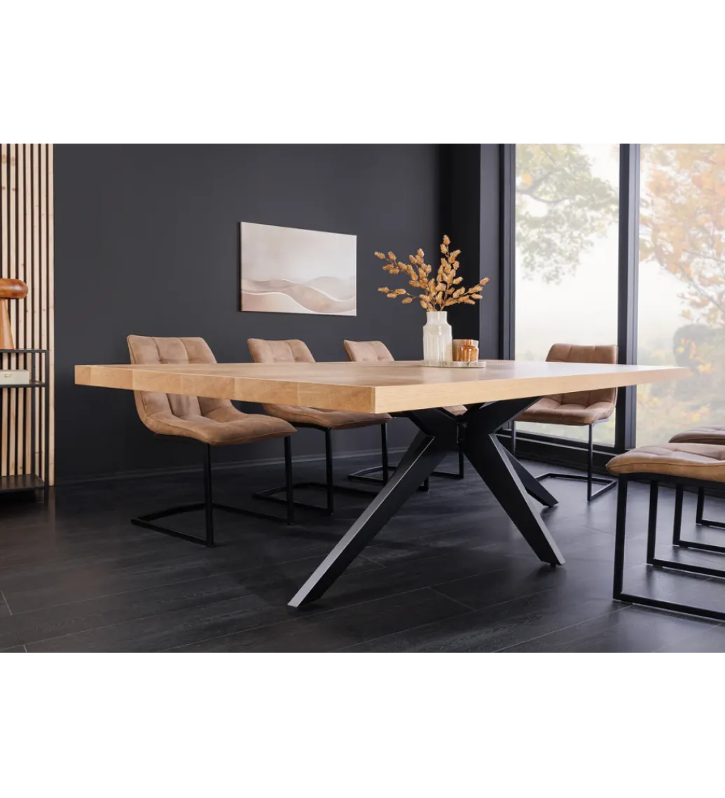 Invicta Interior Stół ZEZUS 240 cm kolor naturalnego dębu