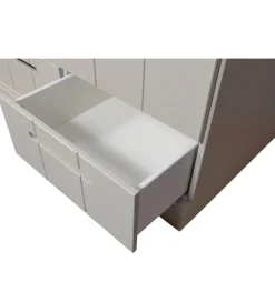WOOOD Szafa DRAWER 195 x 94 cm drewno sosna dust