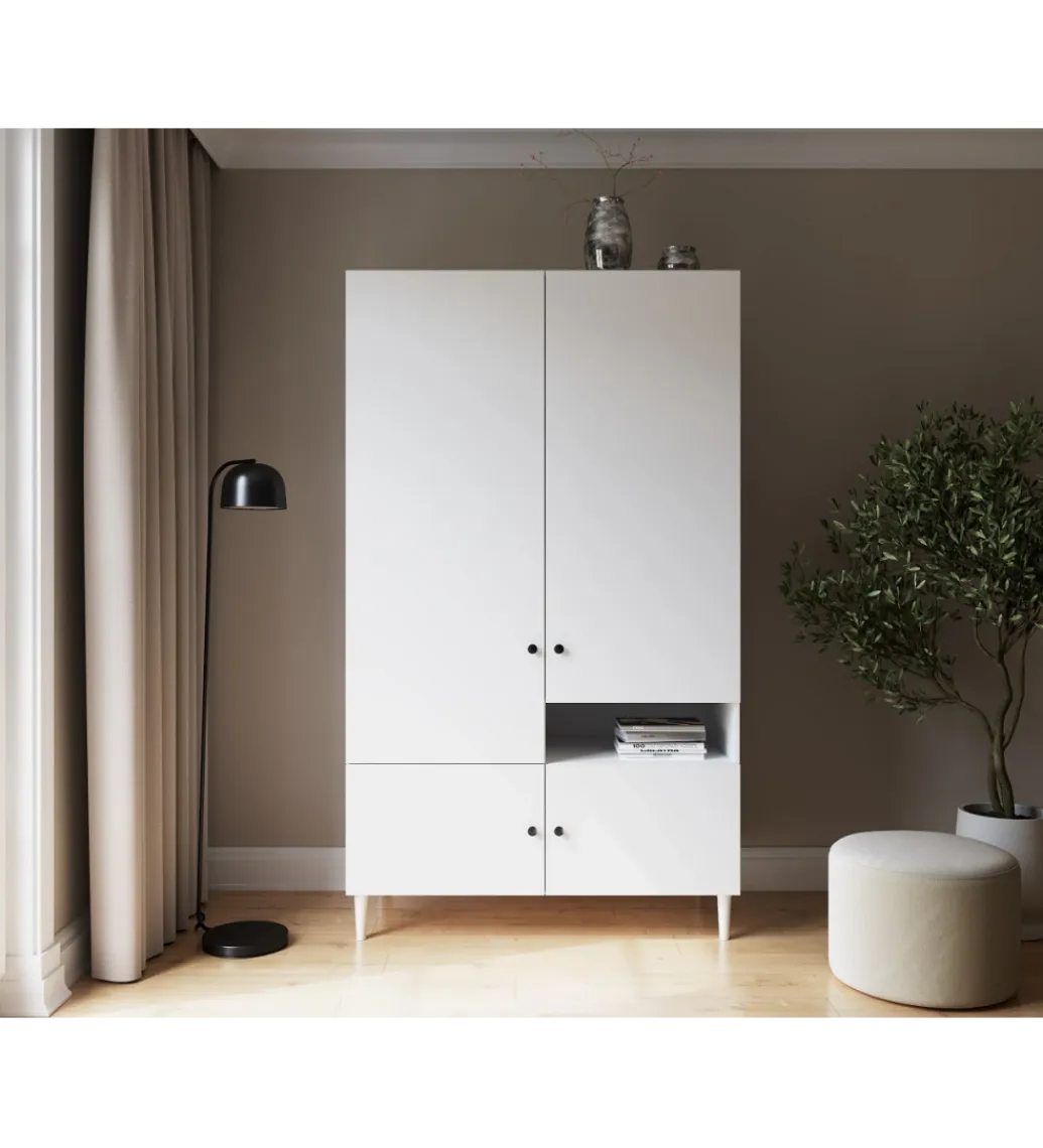 ELTAP Szafa DULLUM 120 cm biały