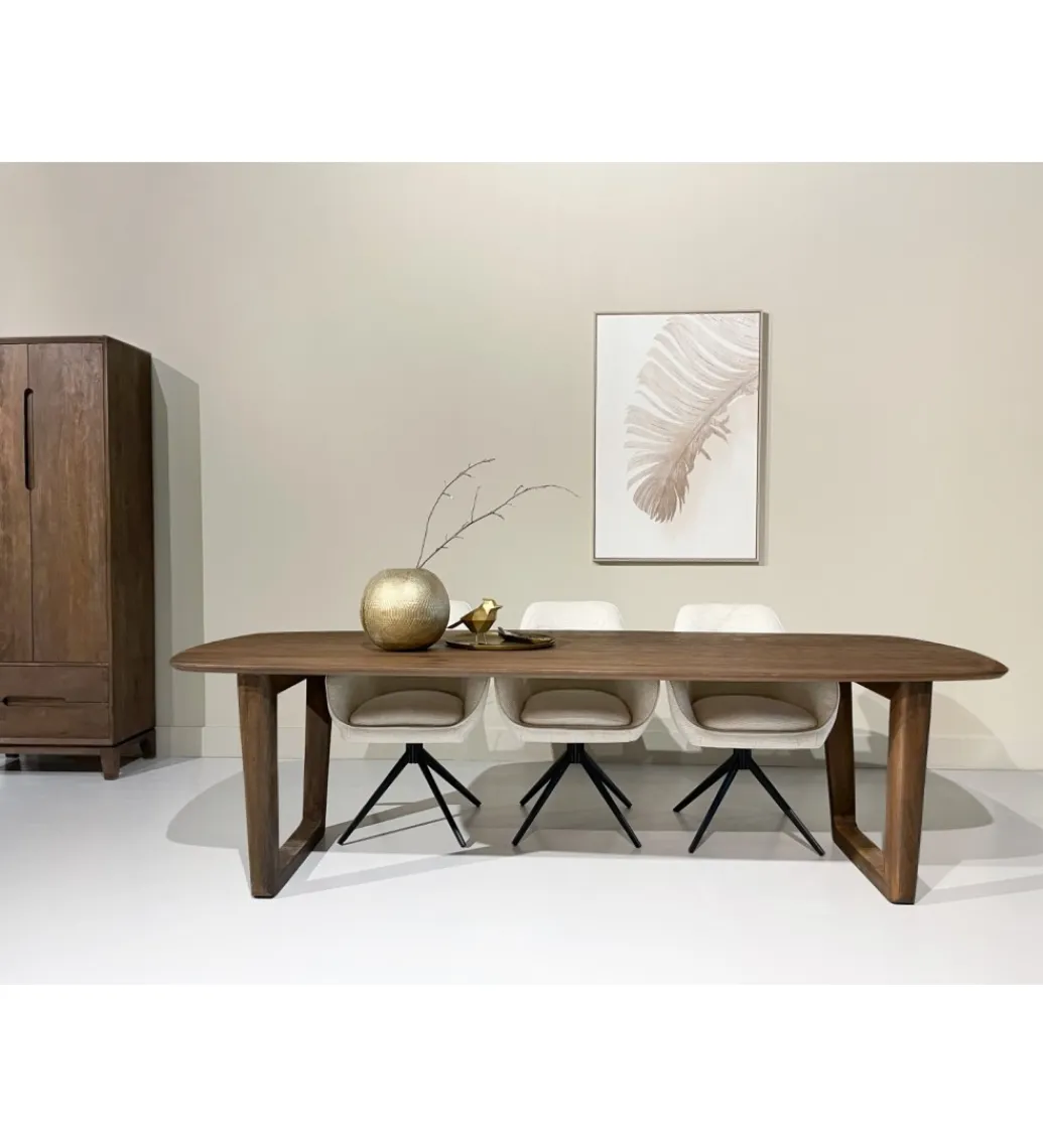 LF-Design Szafa KORTE 75 cm drewno mango brąz
