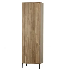 WOOOD Szafa NEW GRAVURE 210 cm drewno dębu naturalna