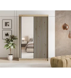 ELTAP Szafa przesuwna EMERIO II 120 cm kolor dąb artisan
