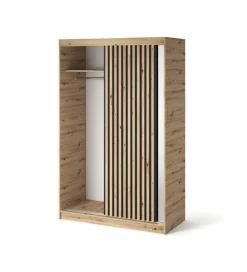 ELTAP Szafa przesuwna EMERIO II 120 cm kolor dąb artisan
