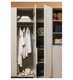 WOOOD Szafa PURE 215 x 142 cm drewno sosny dust
