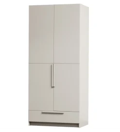 WOOOD Szafa PURE 215 x 95 cm drewno sosny dust