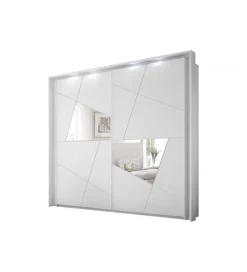 MCA Linia Włoska Szafa VITTORIA 243 cm x 230 cm biała