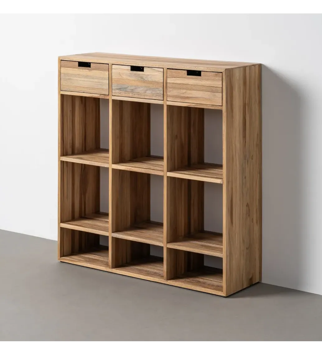 Zona-Design Szafka KURAN 96 cm drewno teak naturalny