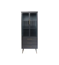KARE Szafka LA GOMERA wysoka 180 cm antracytowy