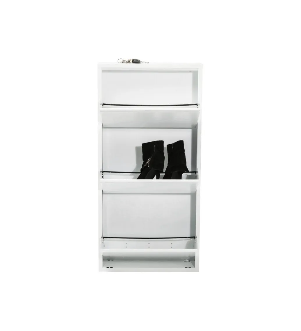 KDesign Szafka na buty CARUSO 103 cm biała