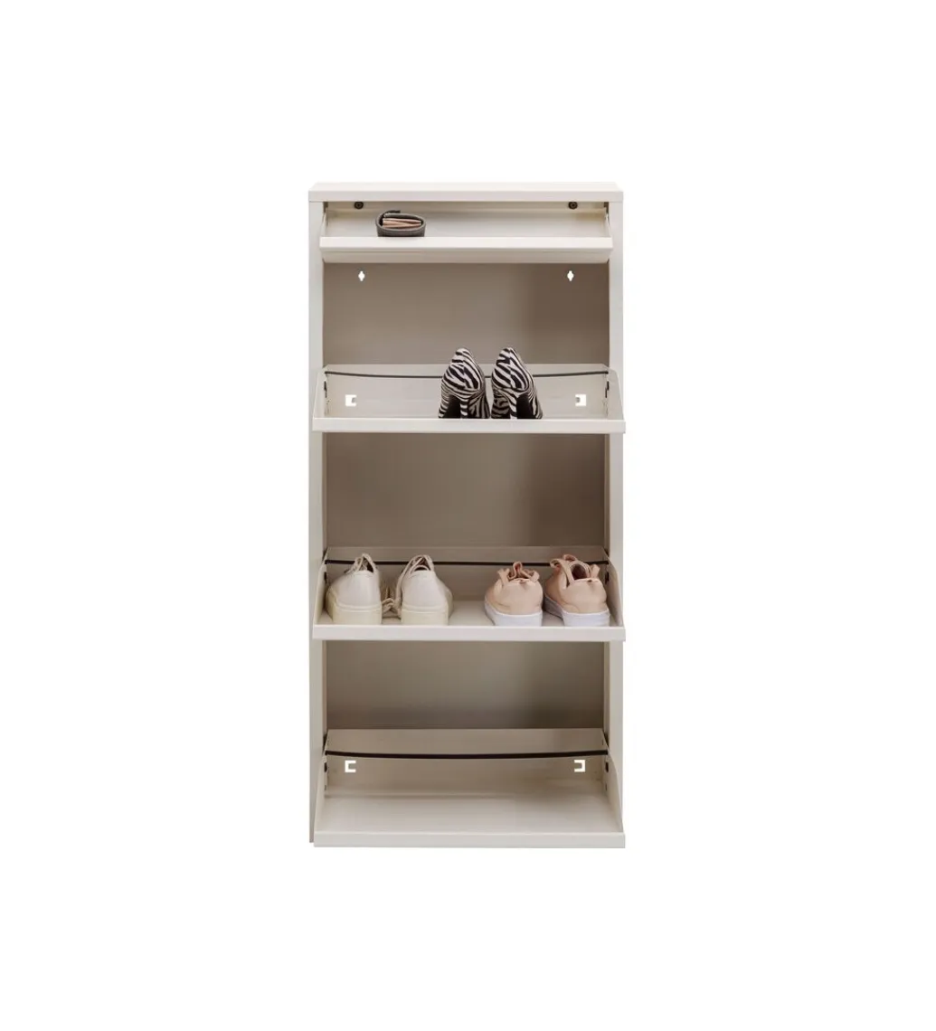 KDesign Szafka na buty CARUSO 114 cm kremowa