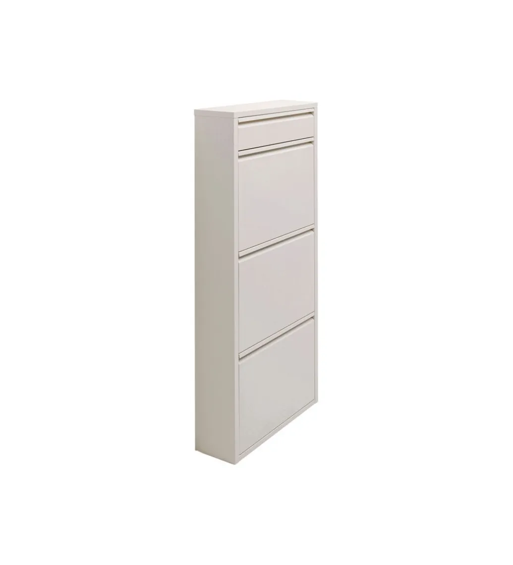 KDesign Szafka na buty CARUSO 114 cm kremowa