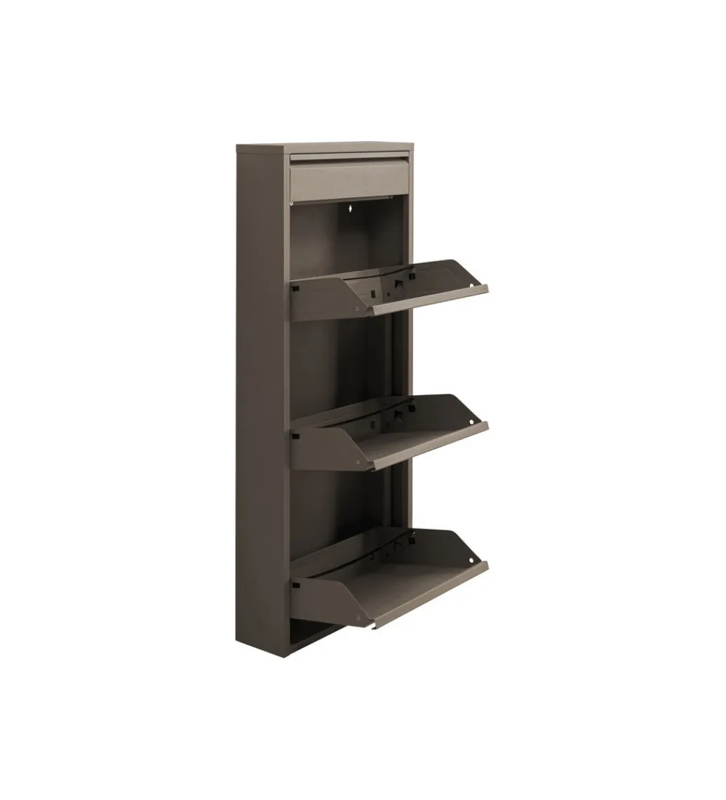 KDesign Szafka na buty CARUSO 119 cm taupe