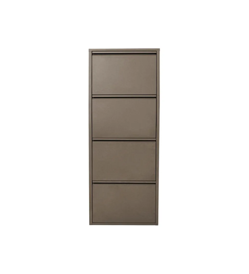 KDesign Szafka na buty CARUSO 136 cm taupe