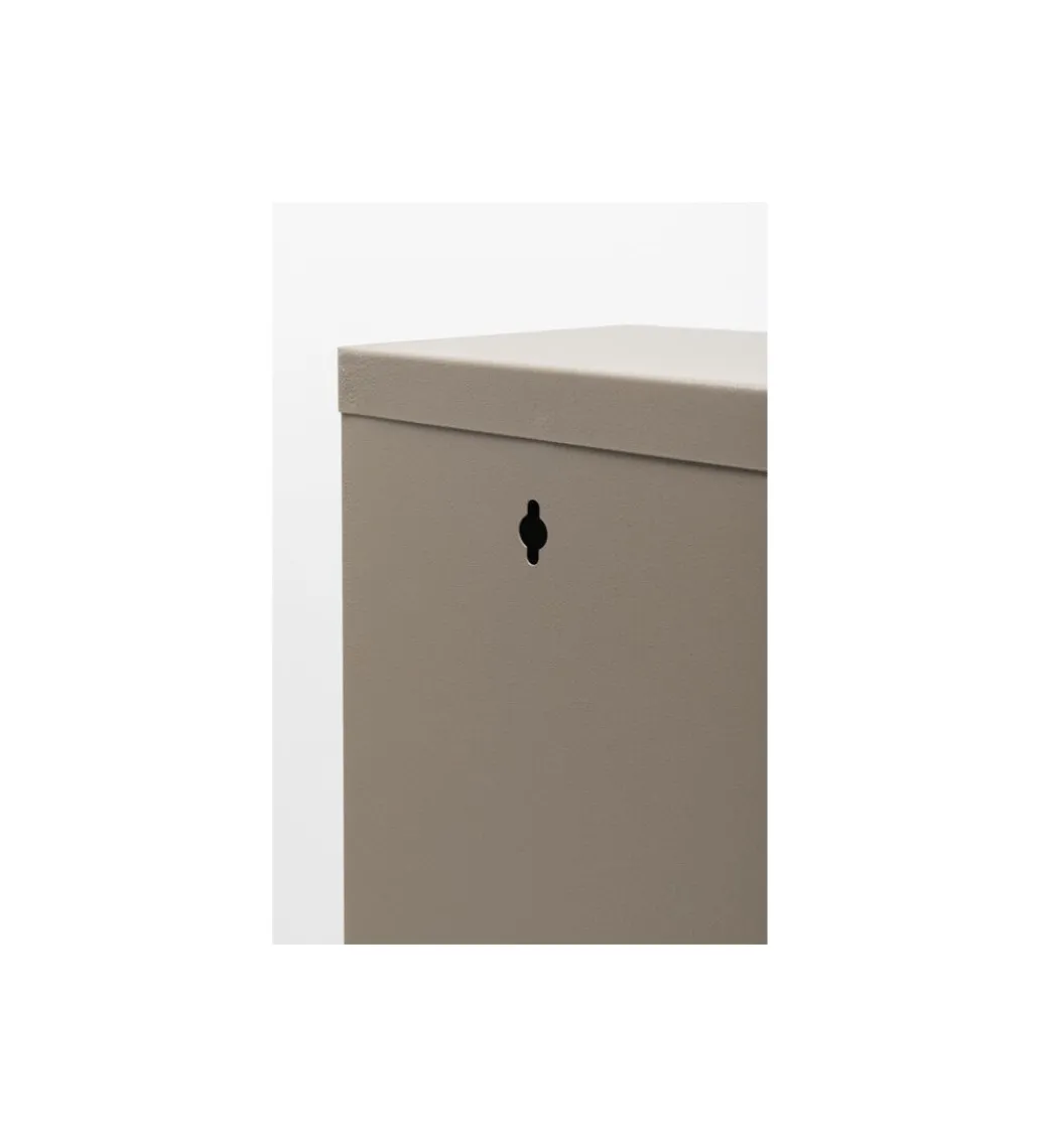 KDesign Szafka na buty CARUSO 136 cm taupe