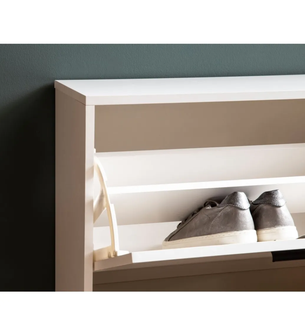 WOHNLING, GERMANY Szafka na buty FLURE II 90 cm biała